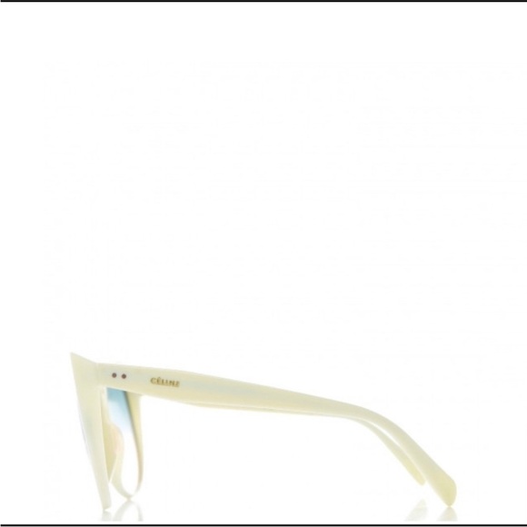 CELINEoff white frame gradient lens square sunglasses - Picture 5 of 11